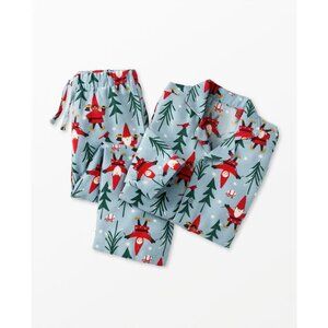 Hanna Andersson Holiday Flannel Pajama Set 2T Holiday Harvest Elves Christmas